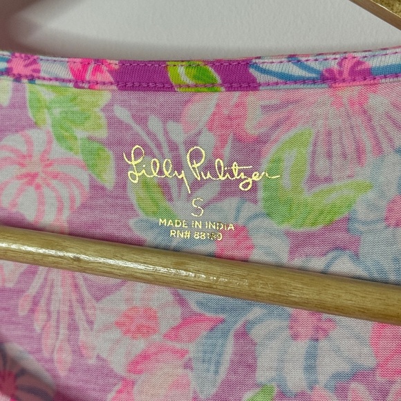 NEW Lilly Pulitzer Jodee Swing Dress Amethyst Size Small Floral Tiered Ruffles - Picture 6 of 9